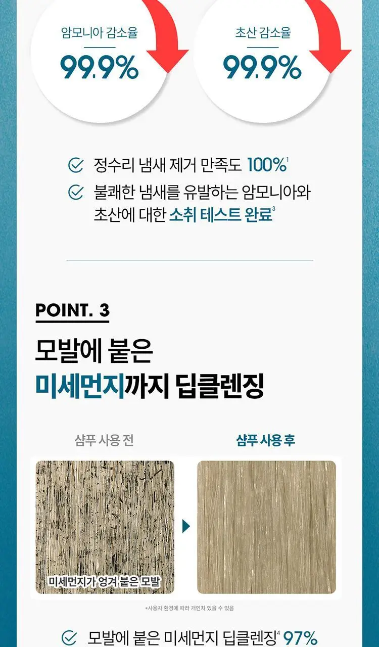 [지성두피 & 쿨링] 클로란 아쿠아민트 샴푸 더블 기획 (400ml 2입기획) 상세페이지 5